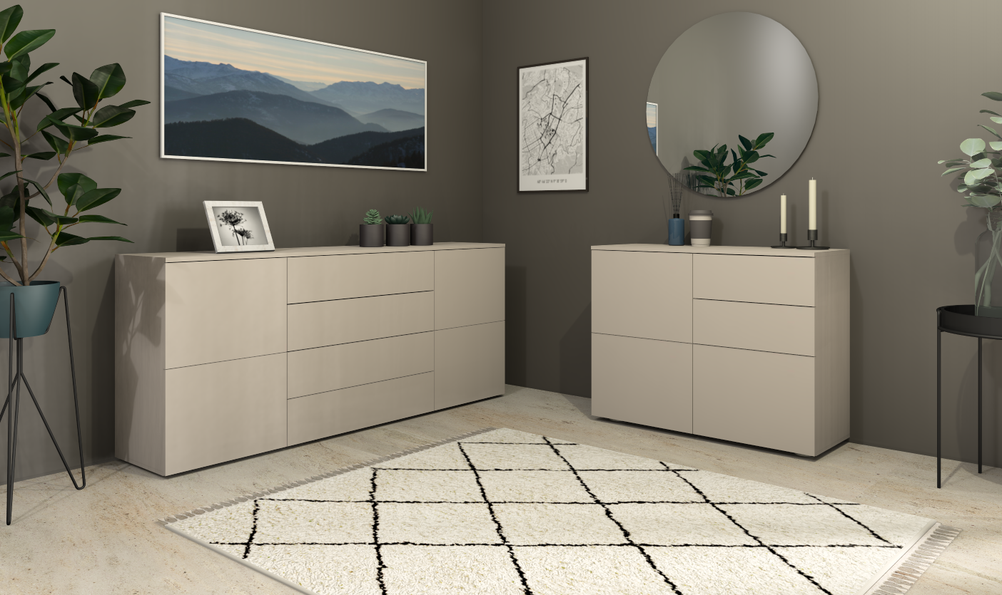 Rova Kommode 3-türig Kaschmir Rova Kommode 3-türig Kaschmir