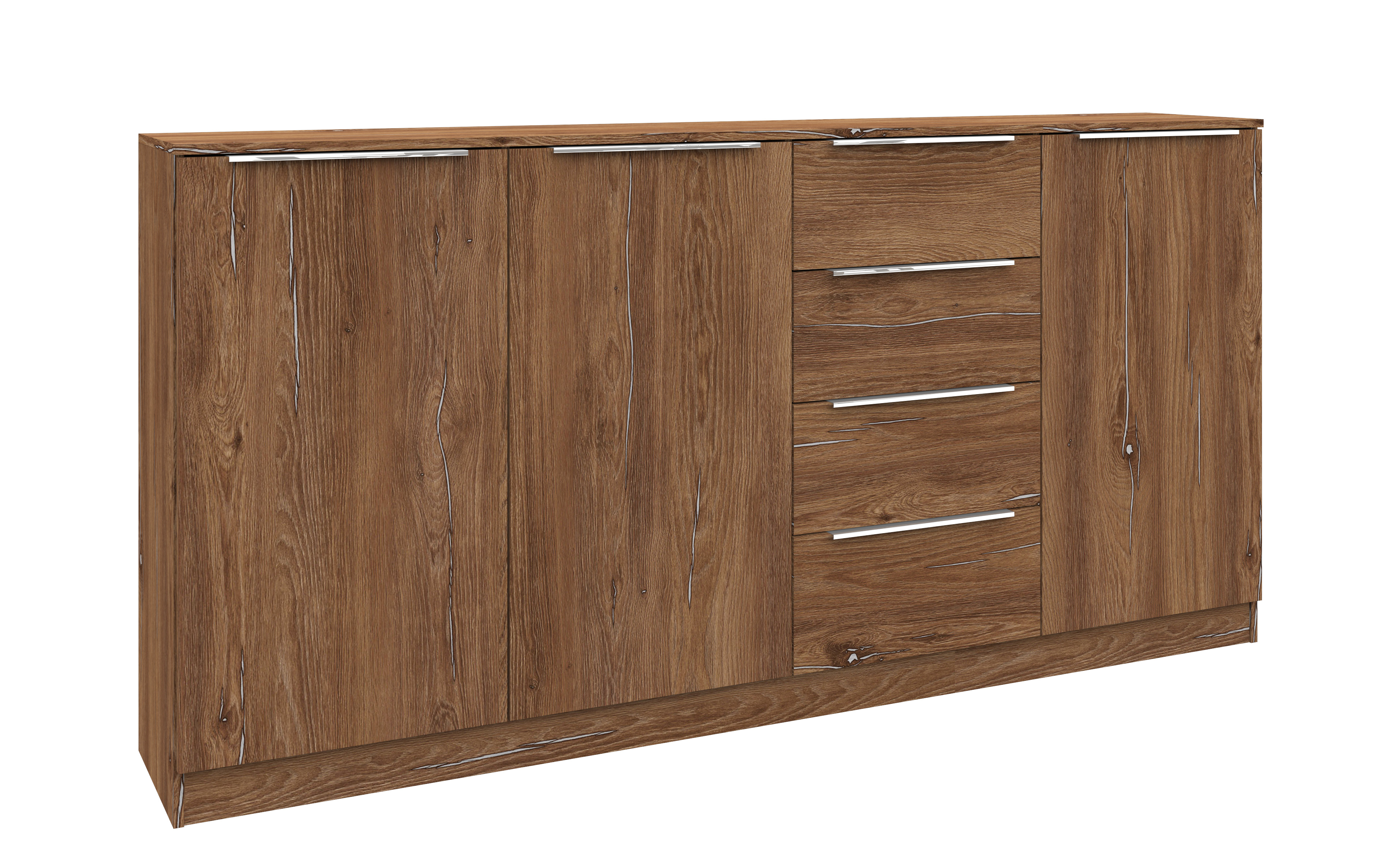 Highboard Eiche Vintage "Oliva" 200 cm