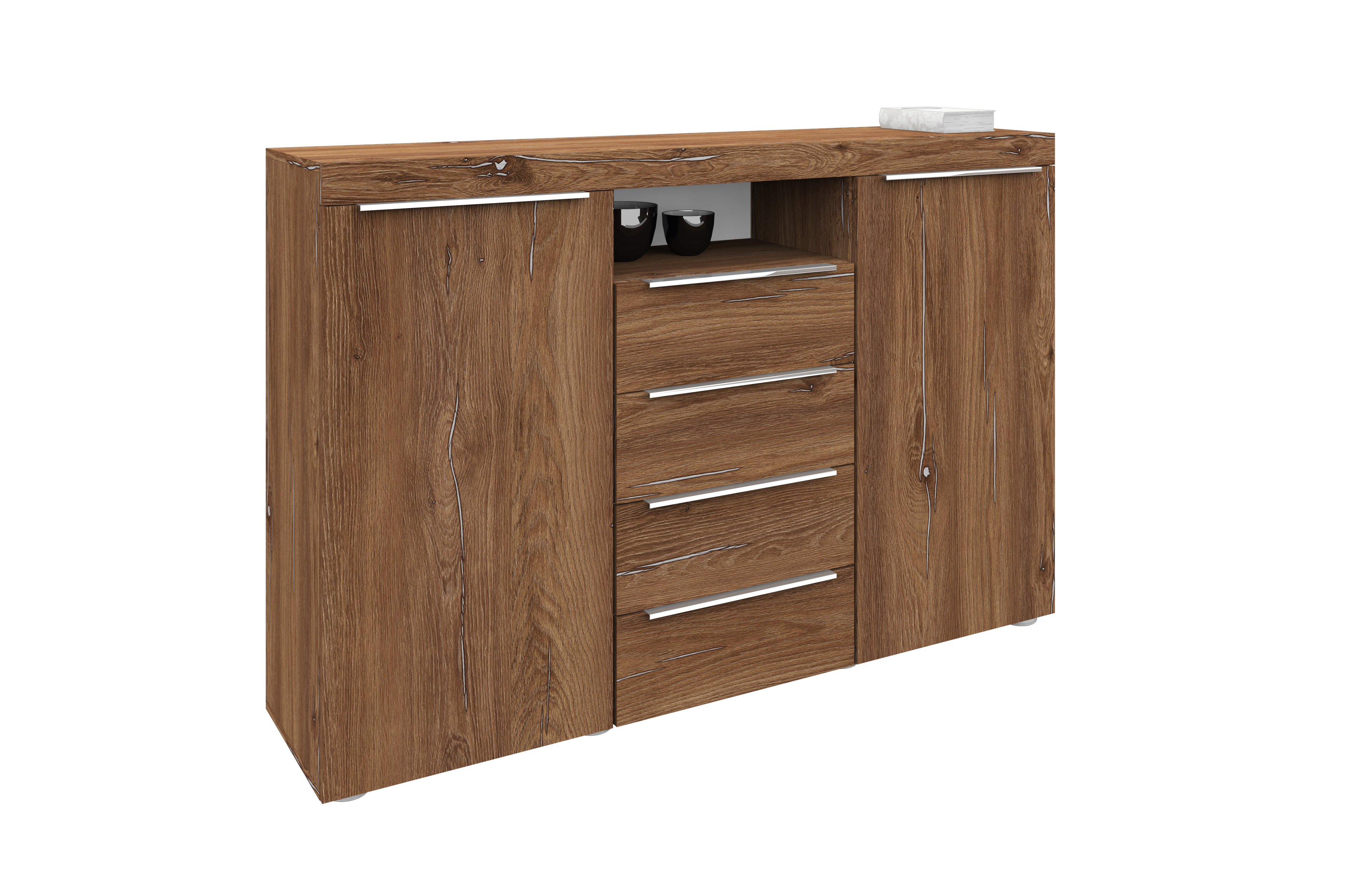 32179863_HB-139_vintage-eiche_4 Highboard Eiche Vintage "Durban" 139 cm