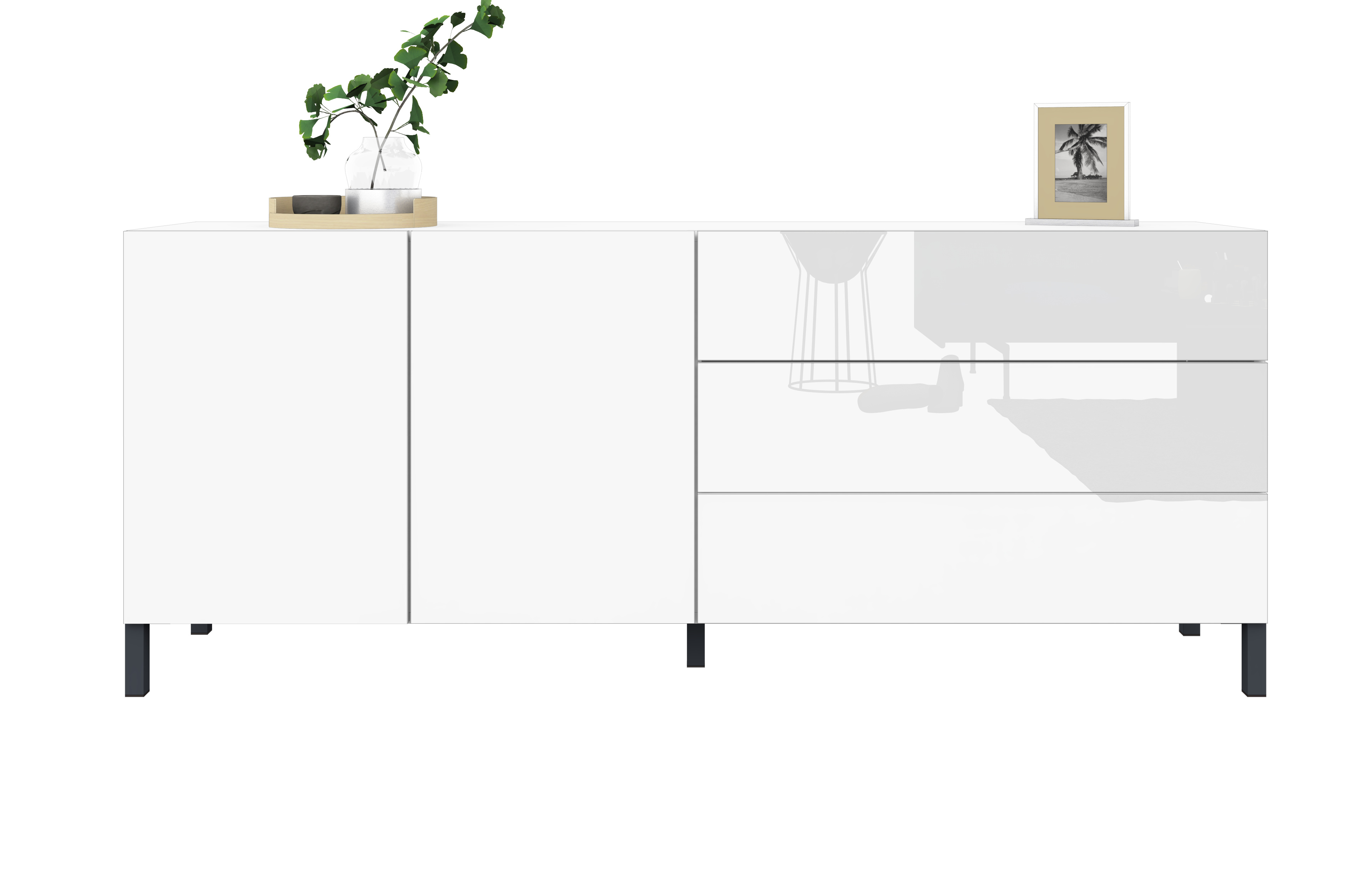 Sophia Sideboard 152 cm mit Metallfüßen Sophia Sideboard 152 cm mit Metallfüßen