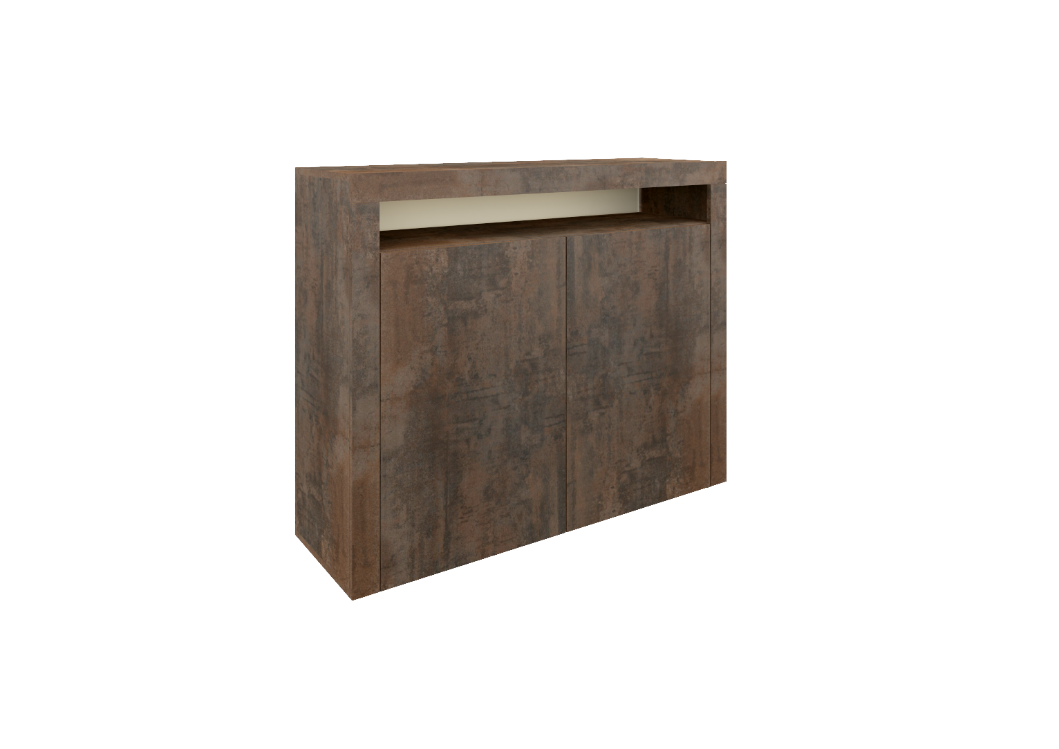 27_1 Highboard Stahl-Optik 107 cm "Santa Fé"