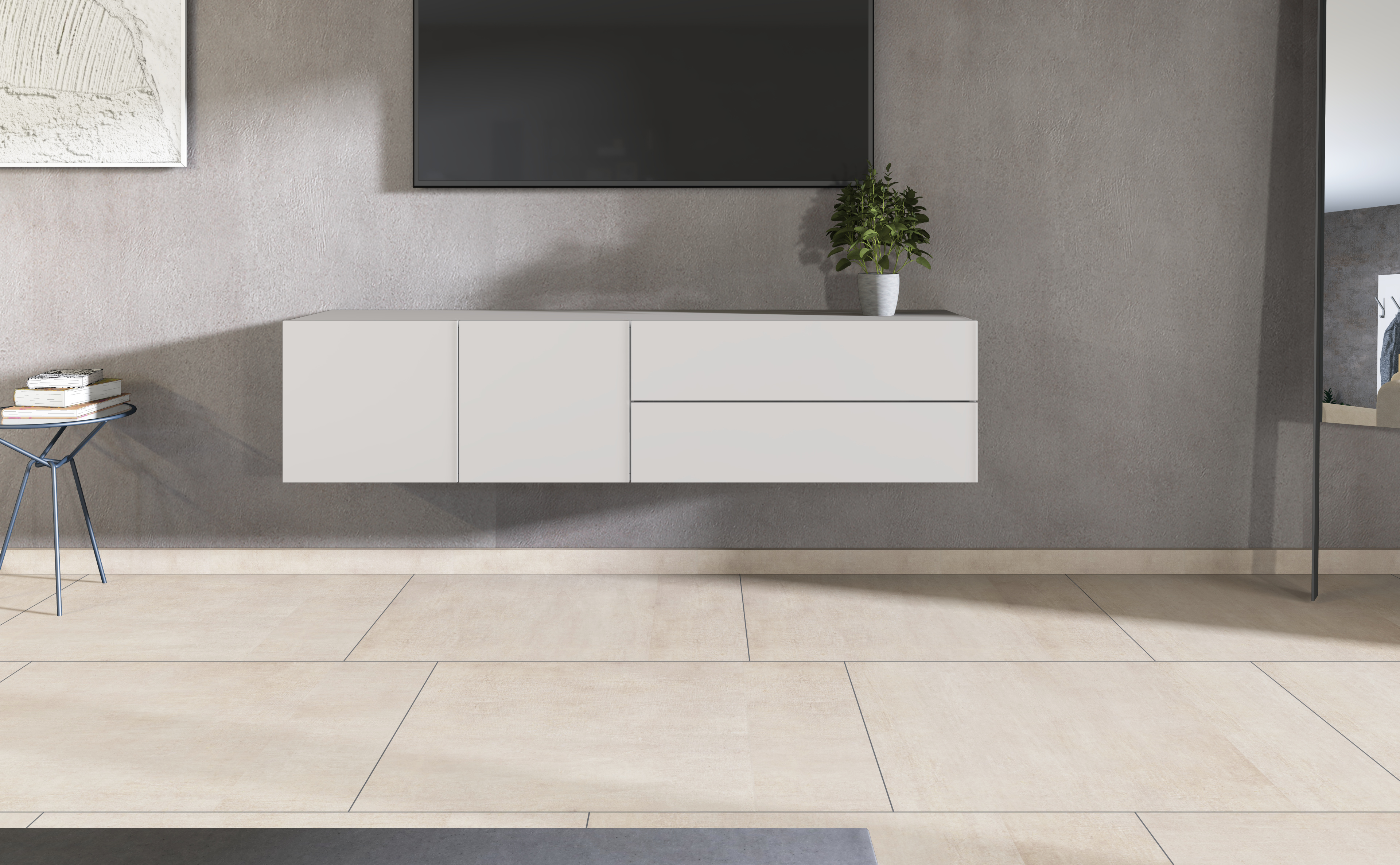 Lowboard SOPHIA 152 cm 2-türig Kaschmir