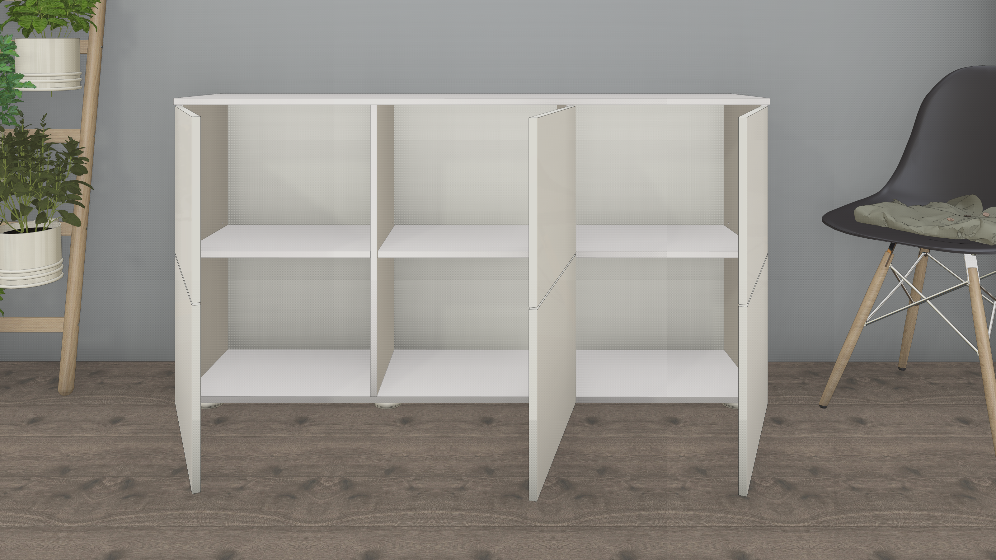 96044832_4 Rova Sideboard 139 cm 6-türig