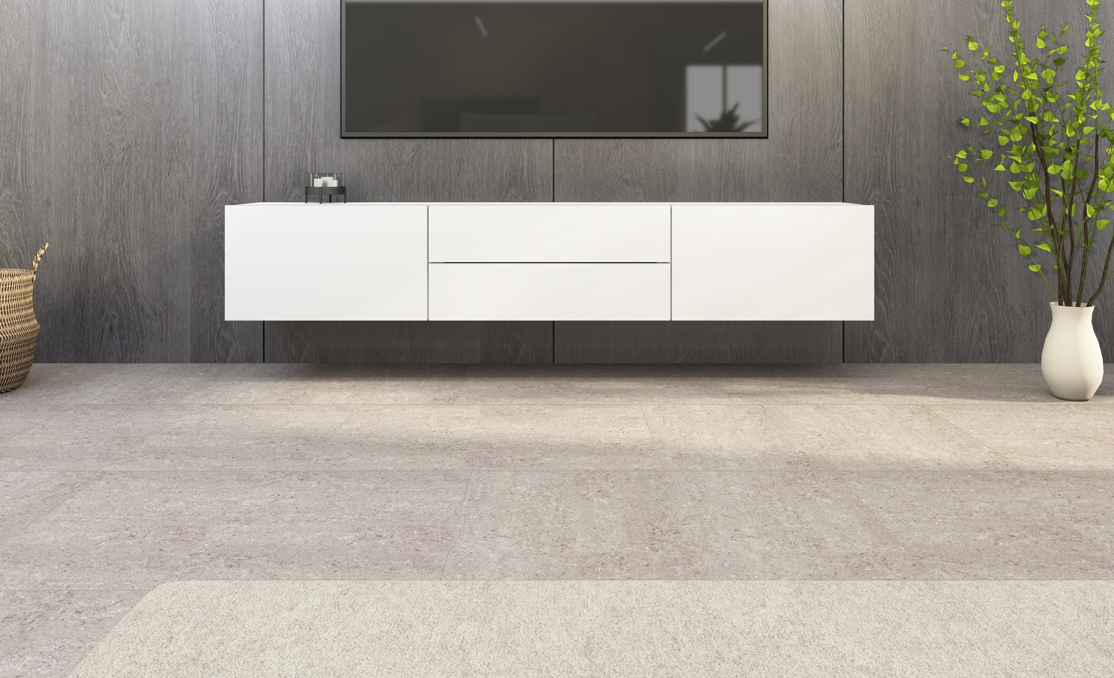 Sophia_LB200_2KL_weiss-matt_02 Lowboard Weiß Matt "Sophia" 200 cm