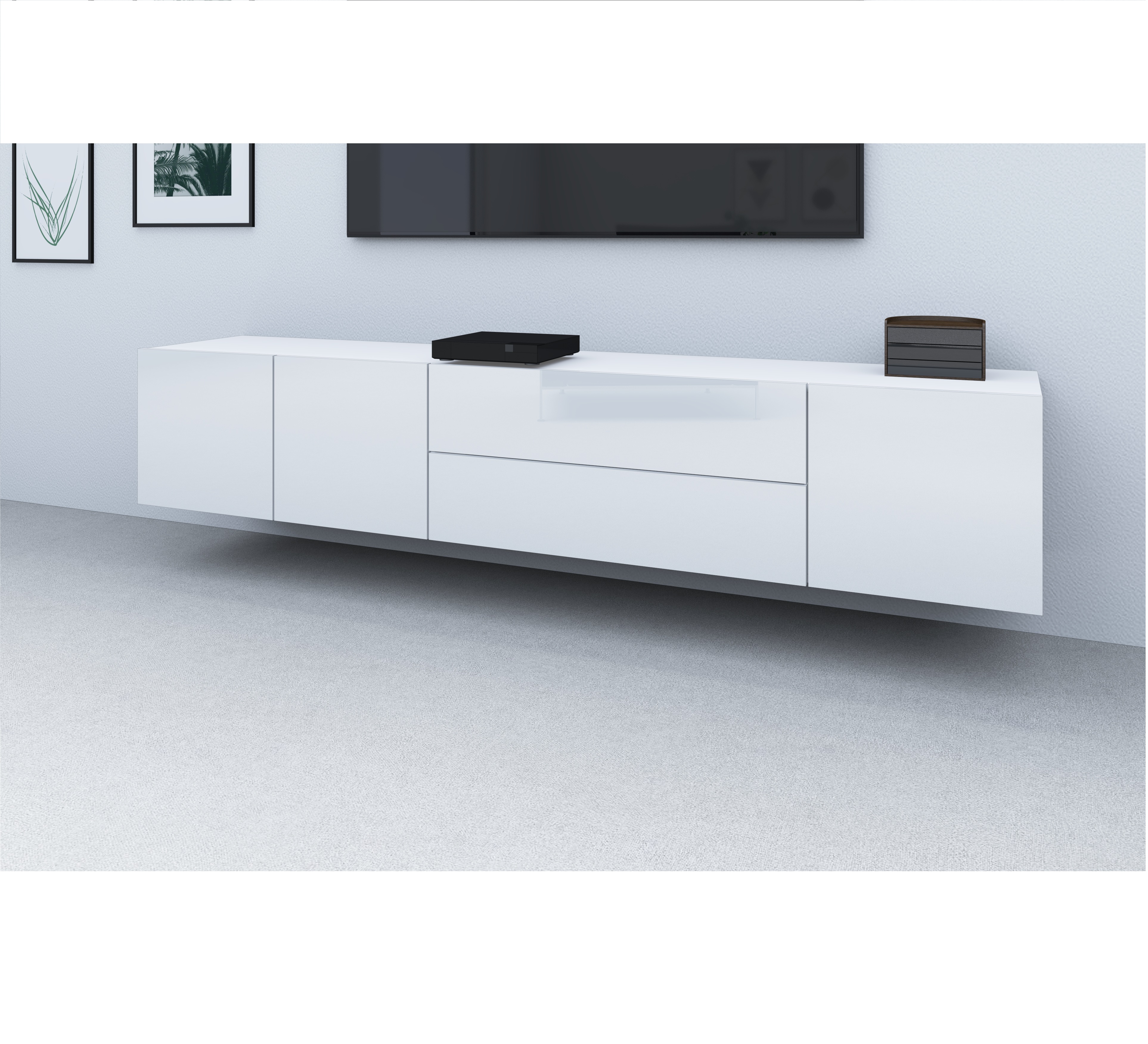 Sophia Lowboard 190 cm weiß Sophia Lowboard 190 cm weiß