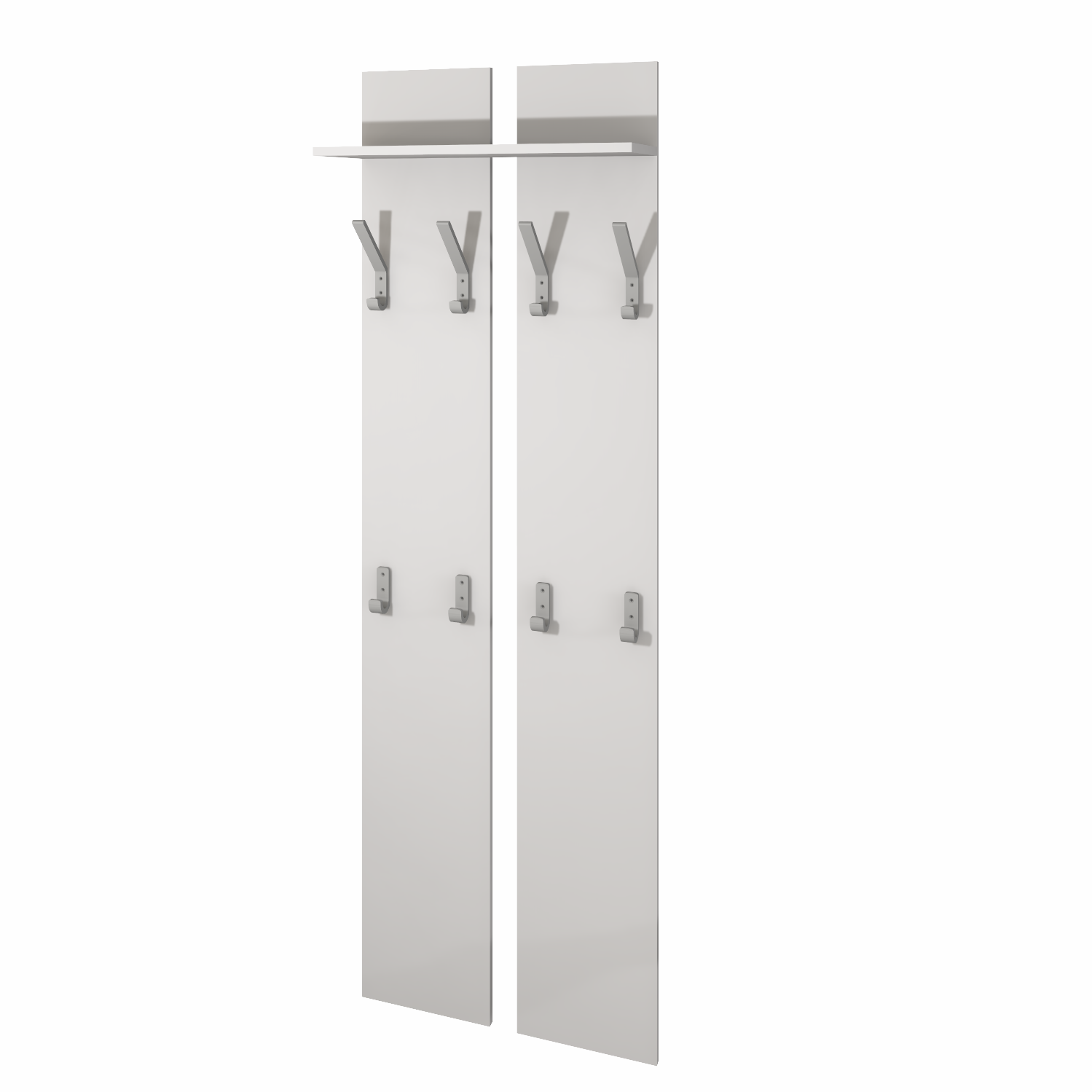 Garderobenpaneel weiß 160 cm "Finn" 