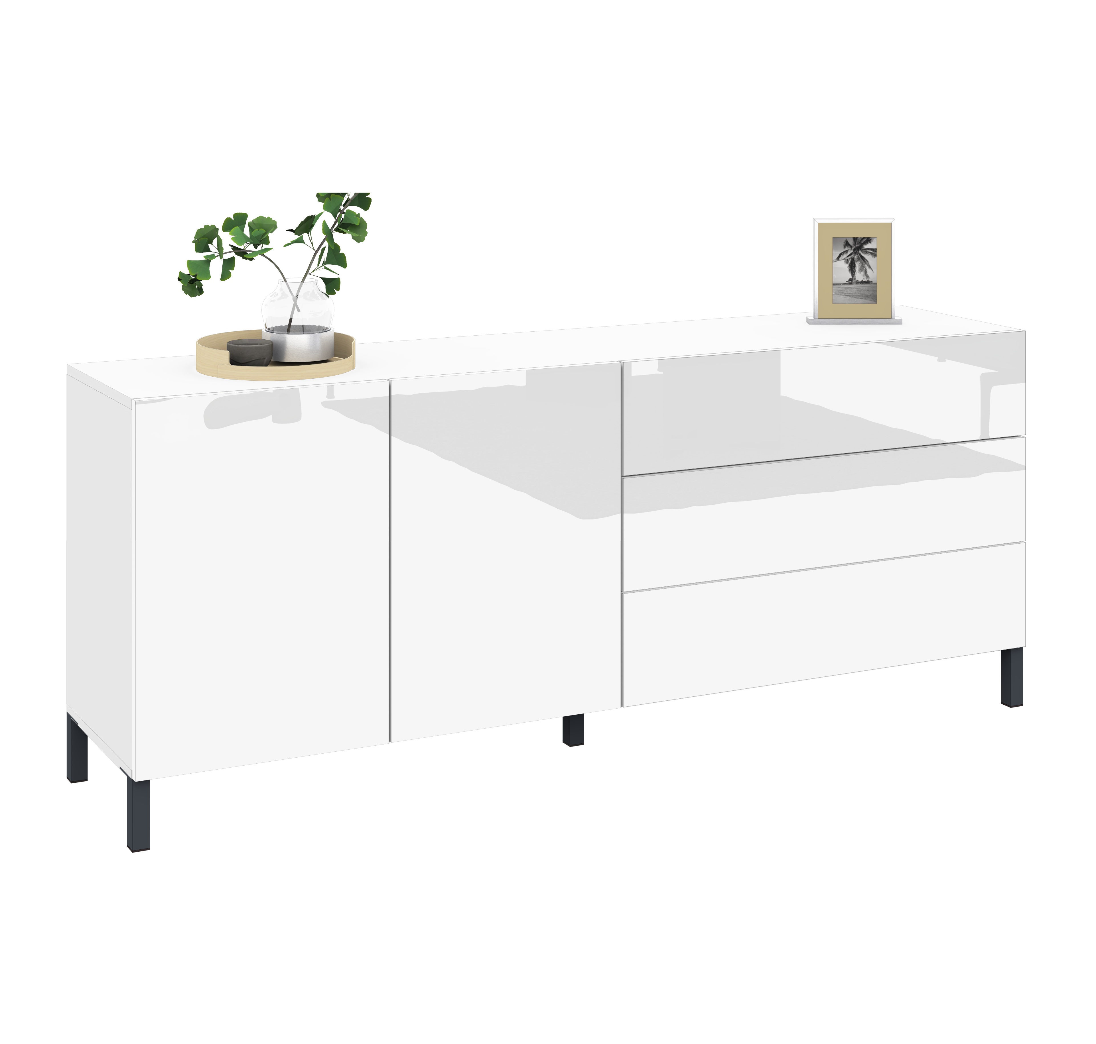 Sophia Sideboard 152 cm mit Metallfüßen