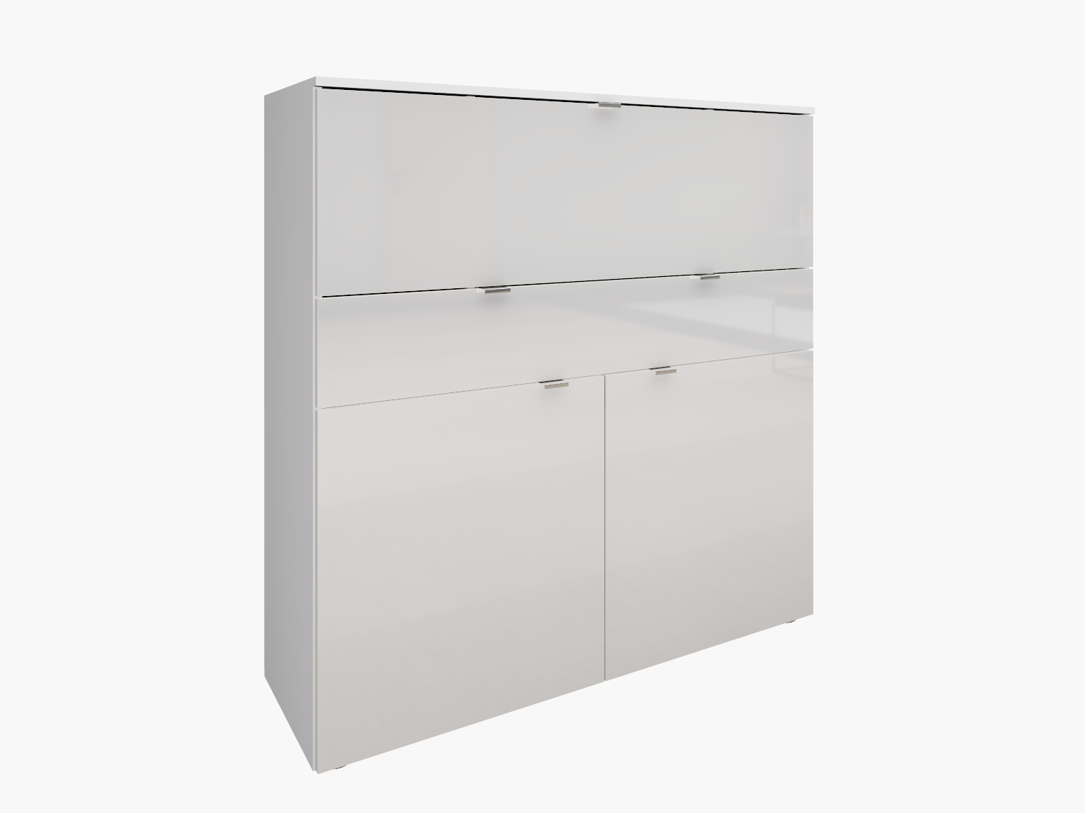 152420311_2 Sekretär Weiß Hochglanz "Wim"