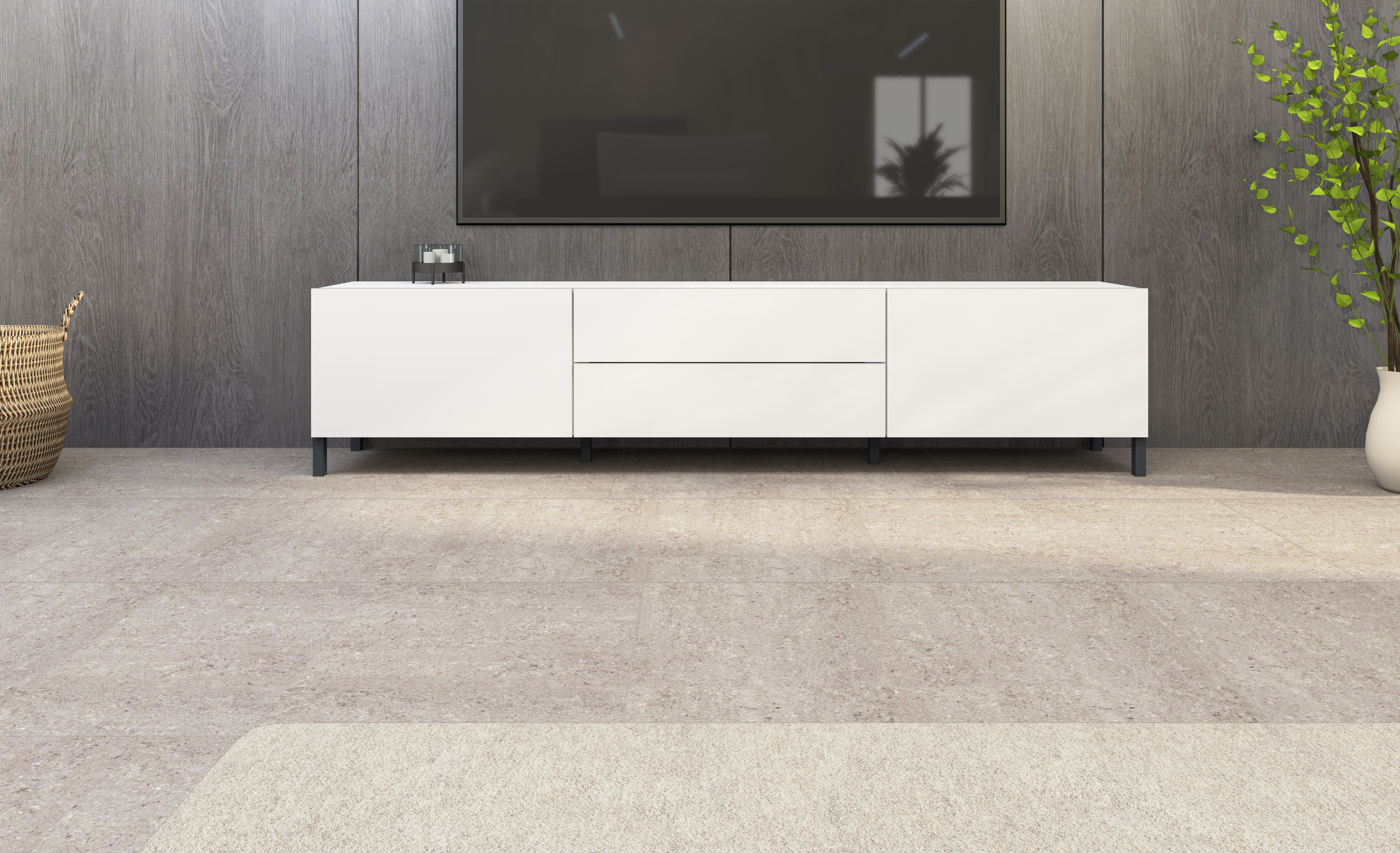 Sophia_LB200_2KL_weiss-matt_01iHTtuEGyl5kFp "Pori" Lowboard 200 cm mit Metallfüßen in Weiß matt