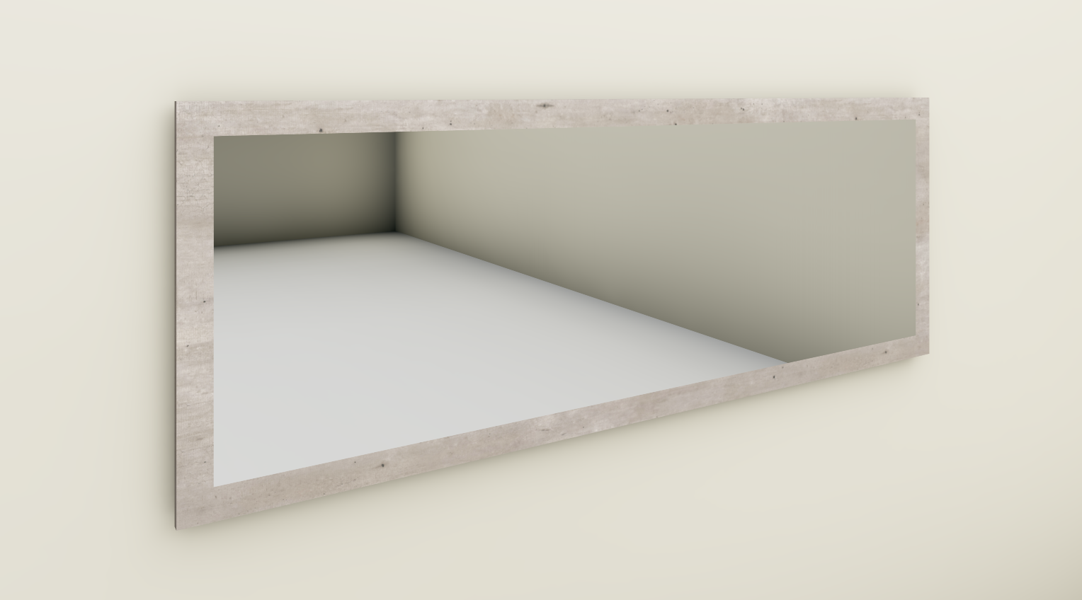 Spiegel "Panama" Beton