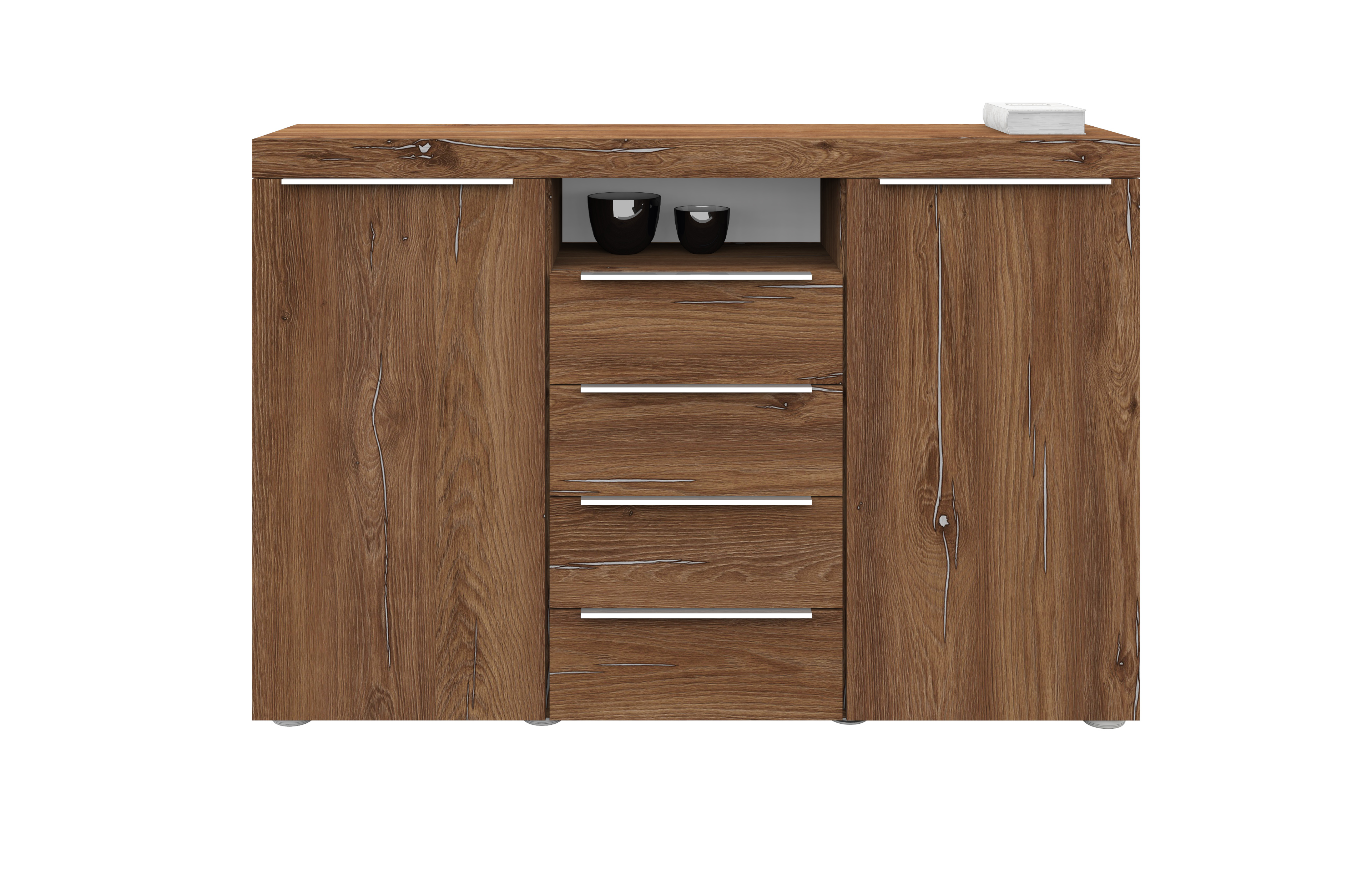 32179863_HB-139_vintage-eiche_3 Highboard Eiche Vintage "Durban" 139 cm