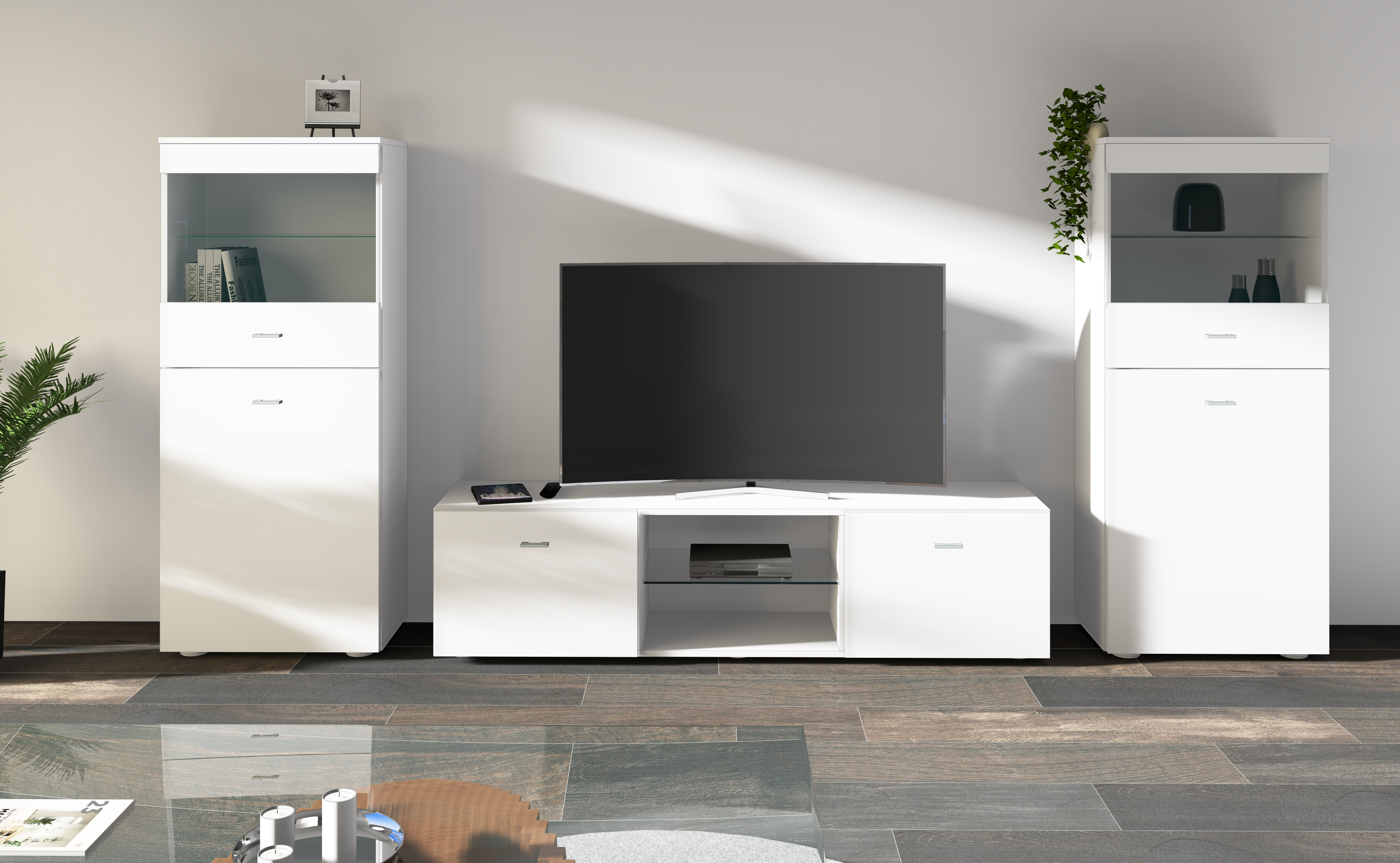 883089_TV-Wand_weiss-matt_02