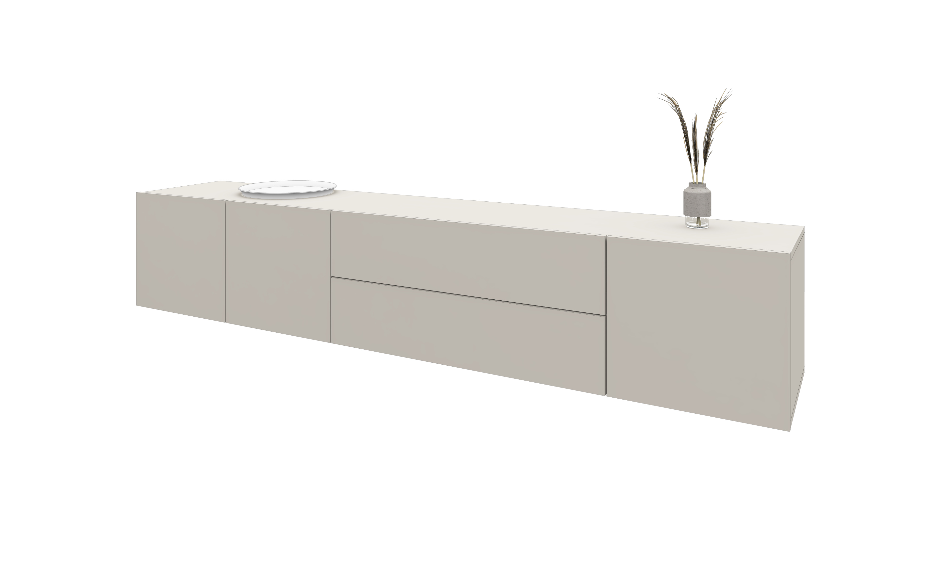 Lowboard Sophia 190 cm Kaschmir-Dekor